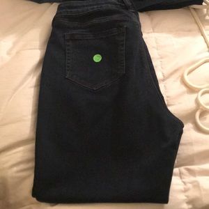 Style & Co dark blue skinny jeans